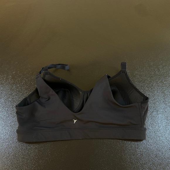 Old Navy Light Support Everyday Sports Bra Go Dry Adjustable Black Womens Large - Picture 2 of 8